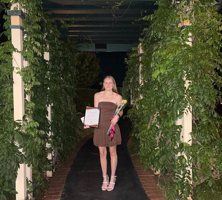 Zonta Club of Bendigo Gwen Symons Scholarship winner